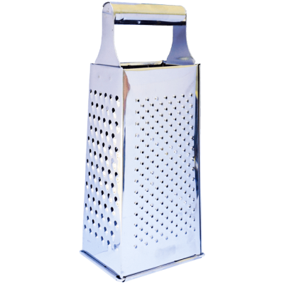 Razatoare inox cu 4 fete si maner metalic lux
